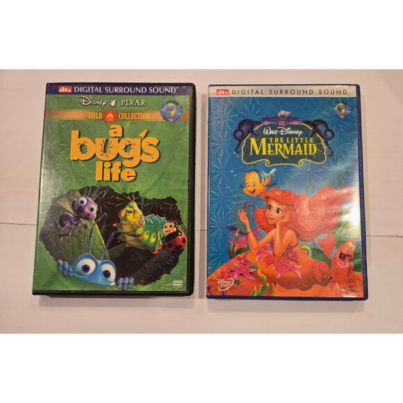 Disney Classics Collectors edition Rare Covers A Bugs Life & Little Mermaid - Picture 1 of 3